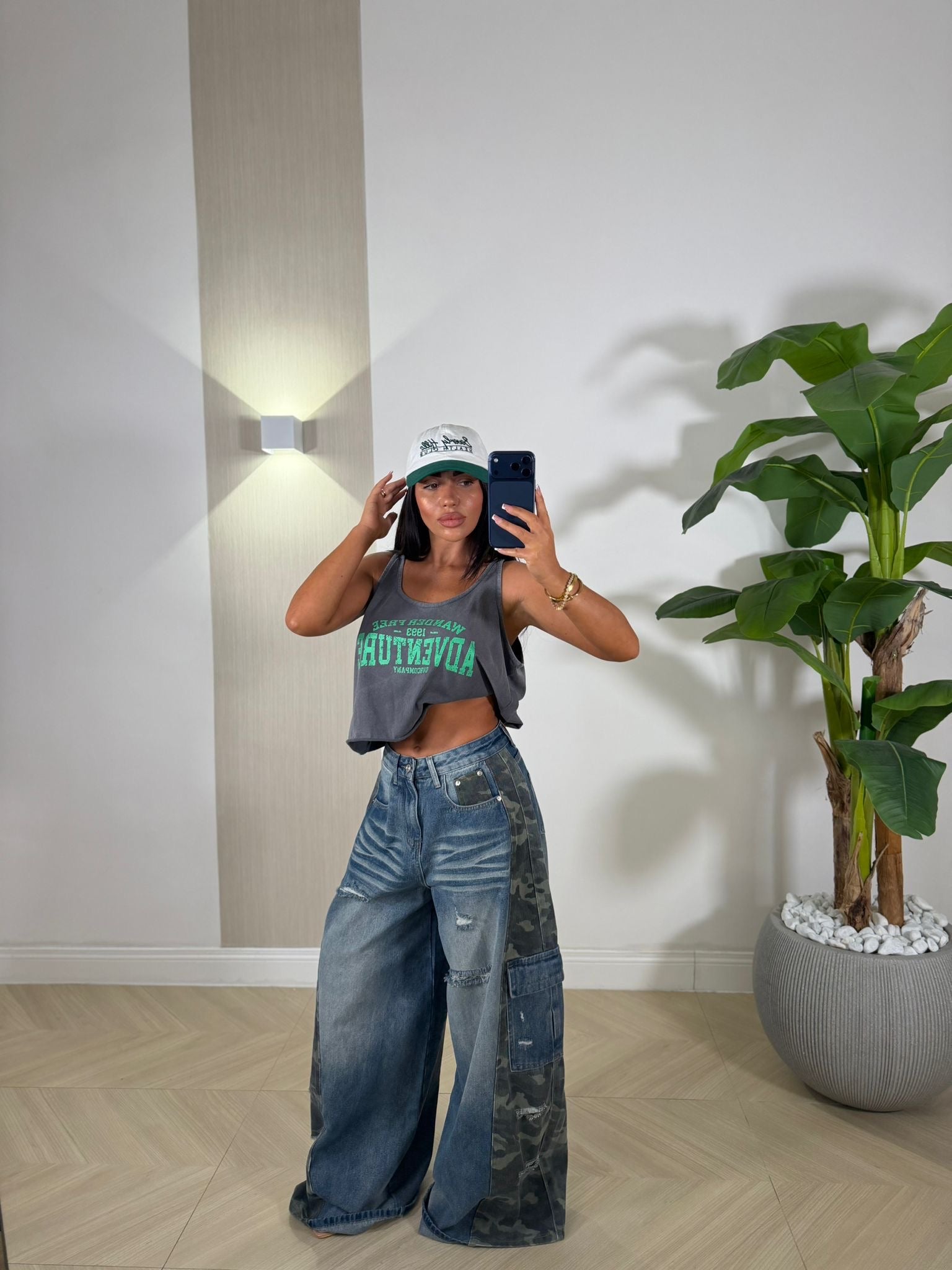 Jeans Double Militare
