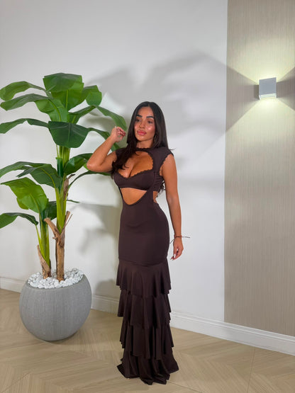 Dress Alena Marrone