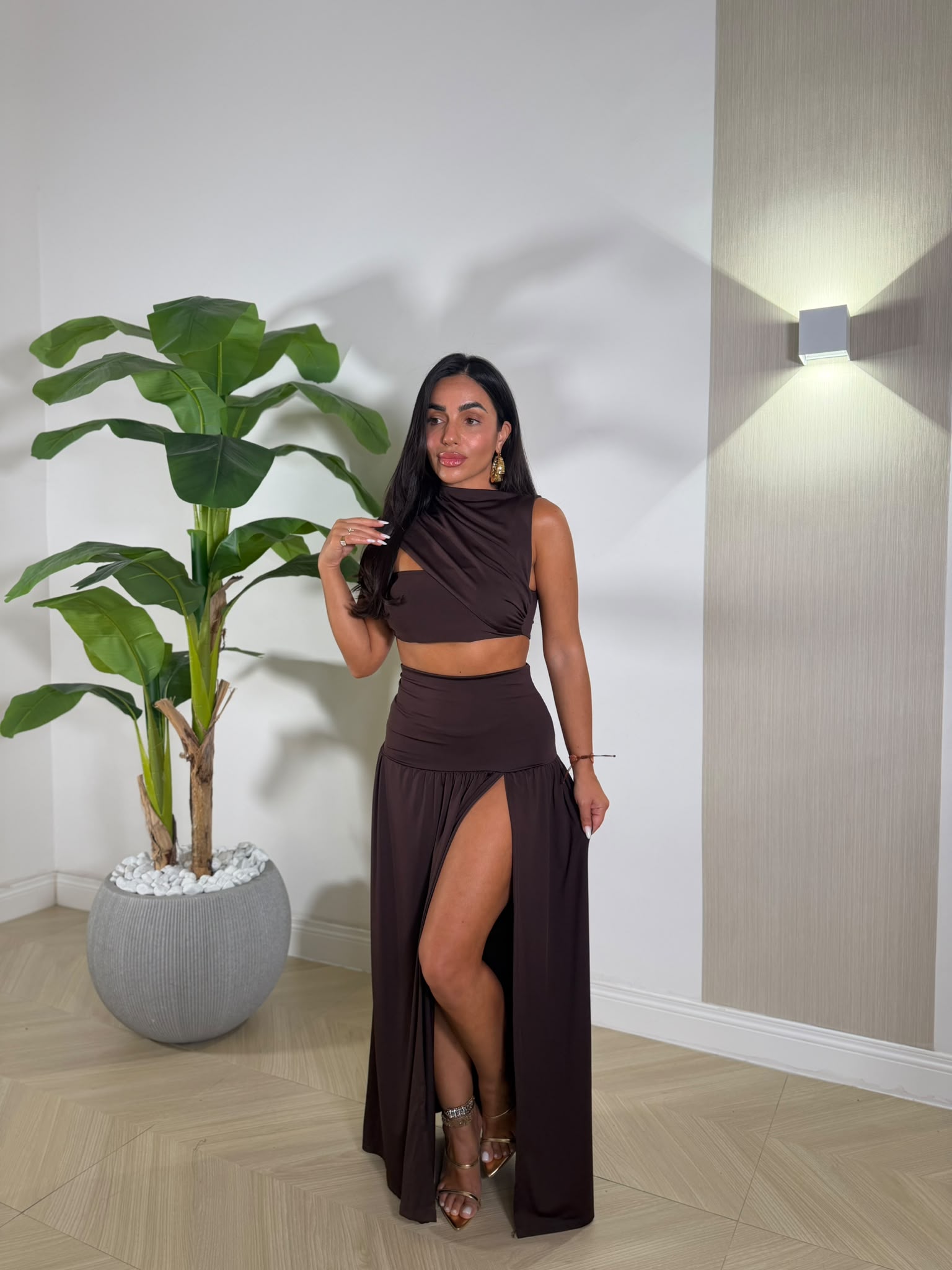 Coordinato Senorita Marrone