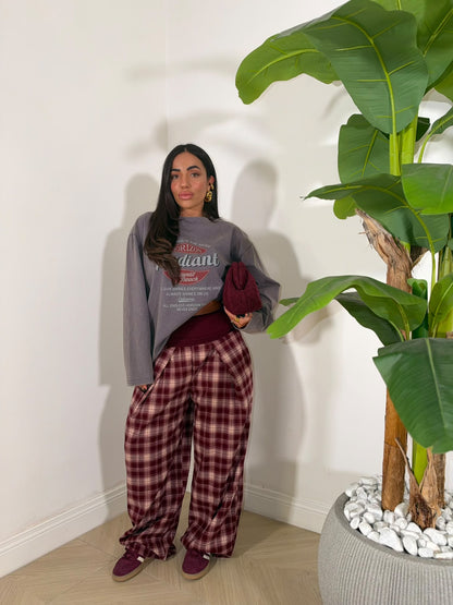 Pantalone Nora A Quadri