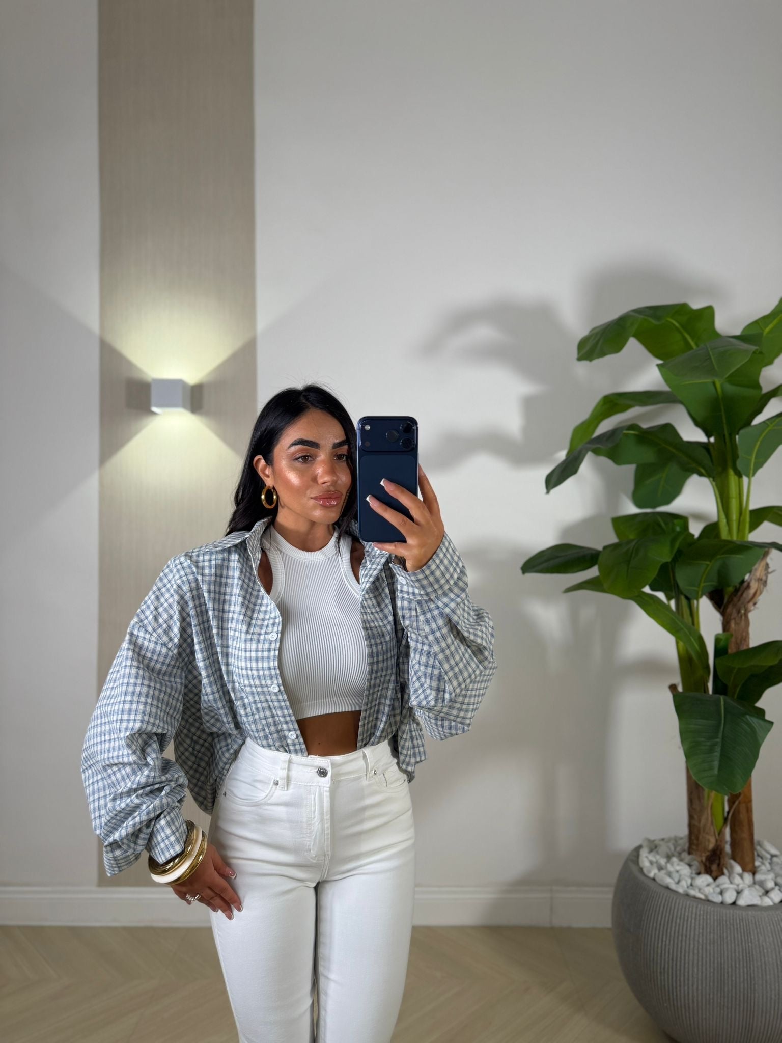 Camicia Twins Celeste