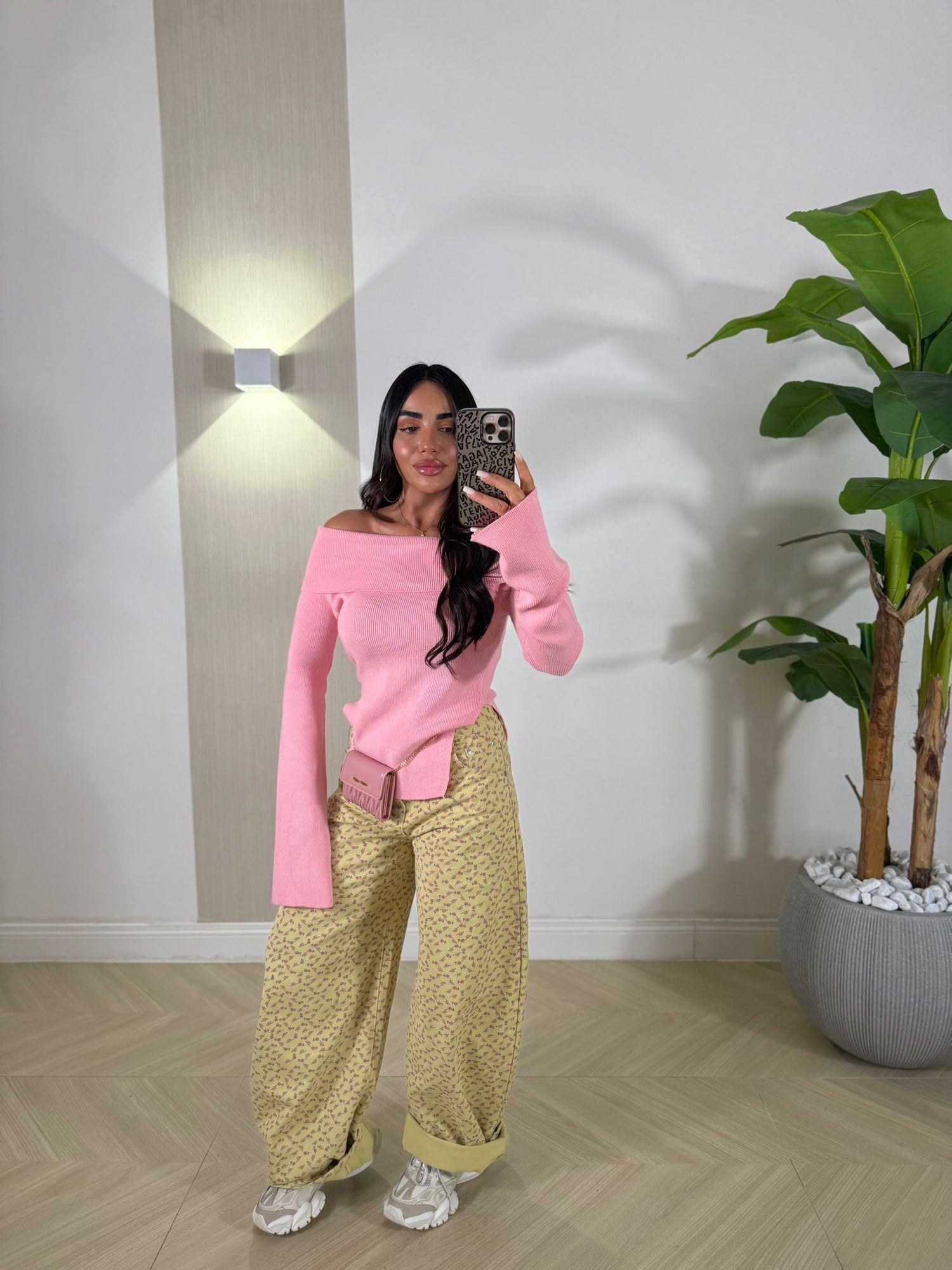 Jeans Fiorellini Giallo