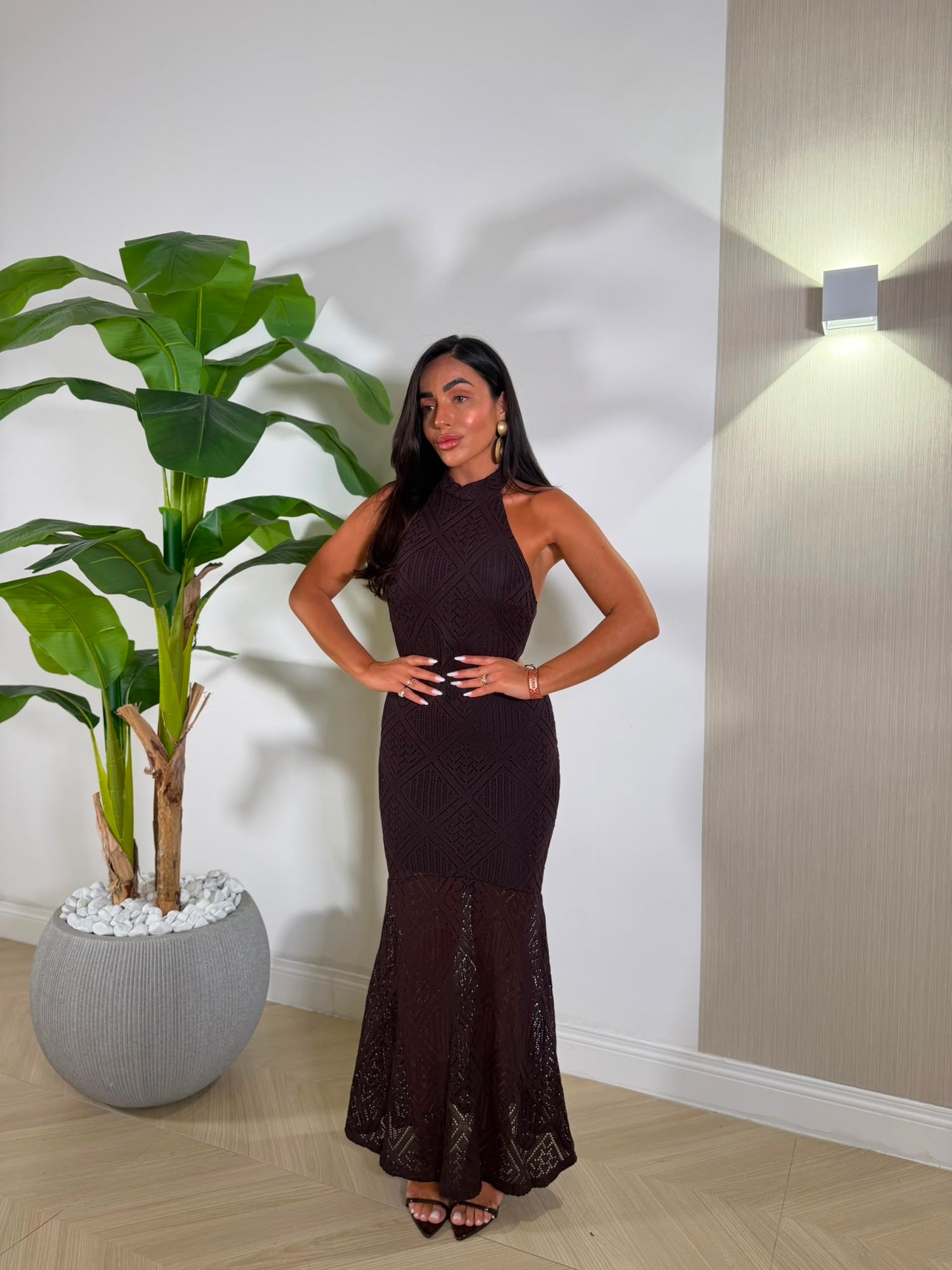 Dress Bronceador Marrone