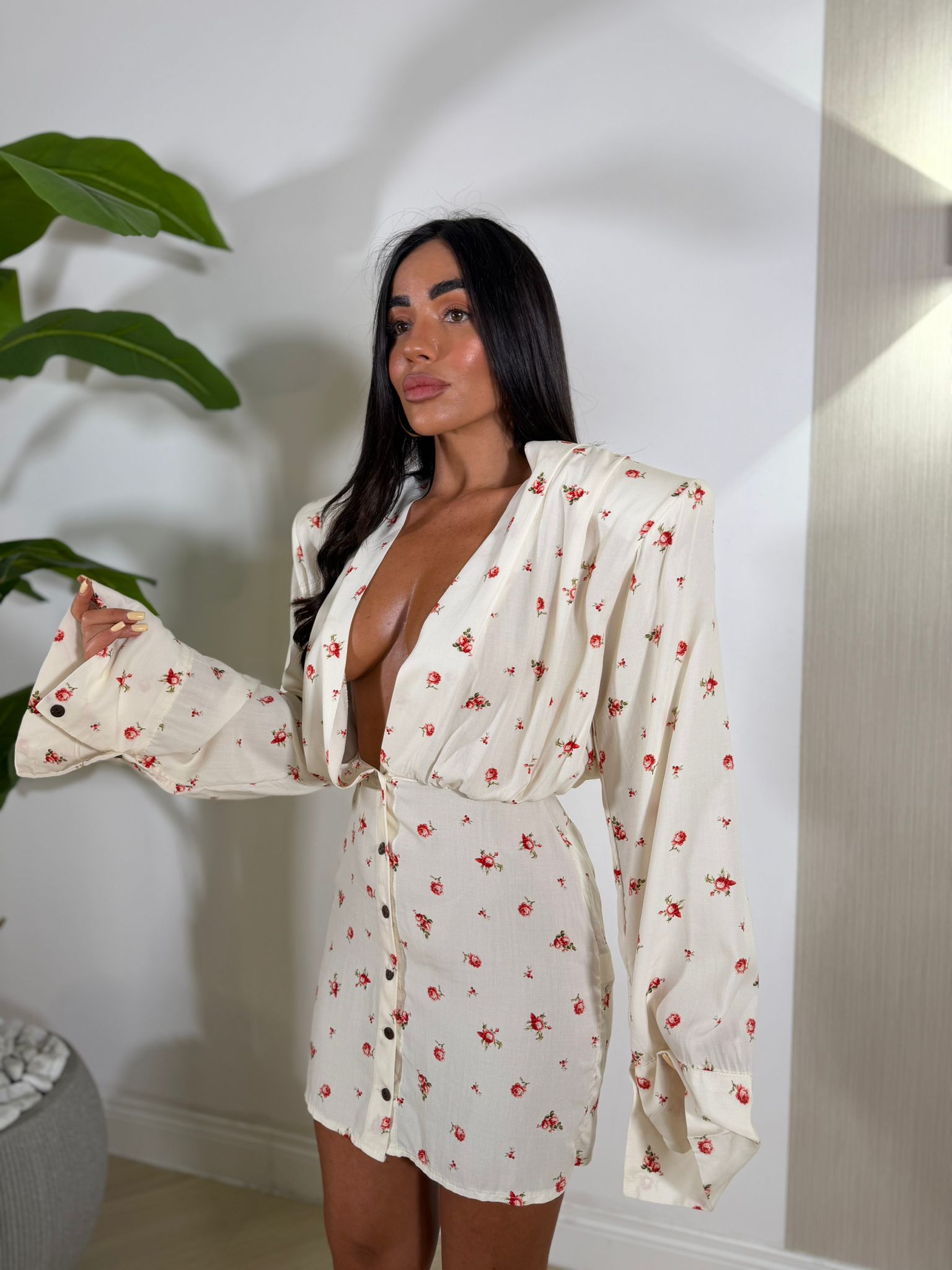 Dress Camicia Fiori