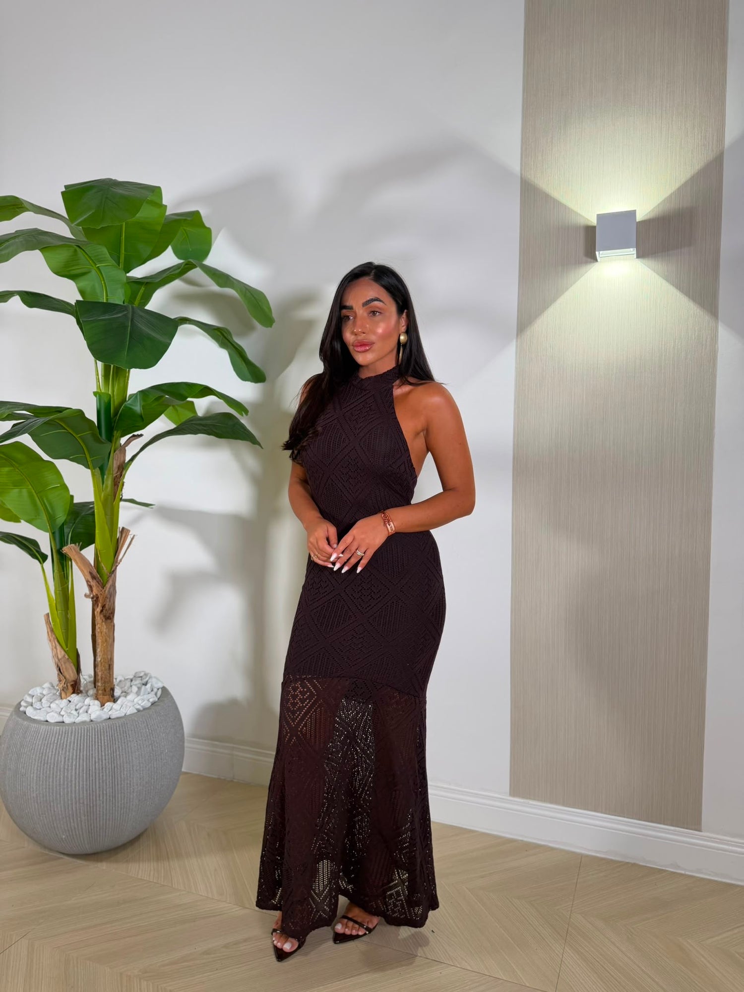 Dress Bronceador Marrone