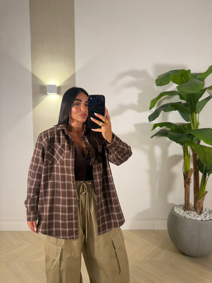Camicia Roger Marrone