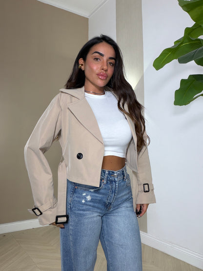 Giubbino Trench Crop