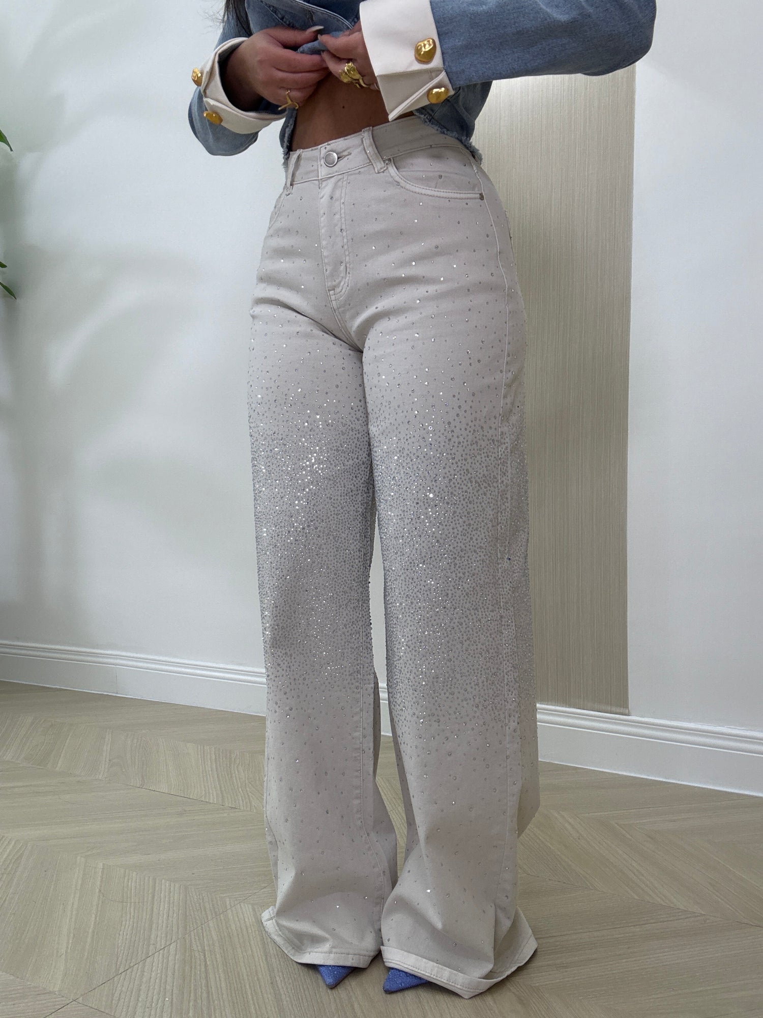 Jeans White Star