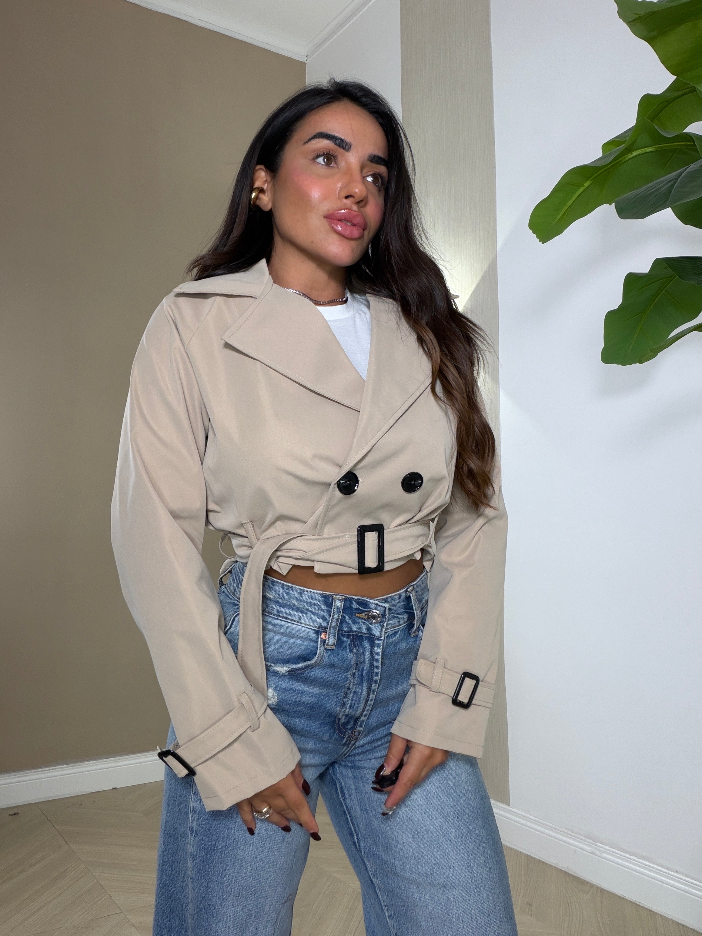 Giubbino Trench Crop
