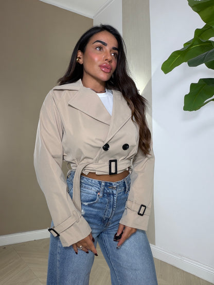 Giubbino Trench Crop
