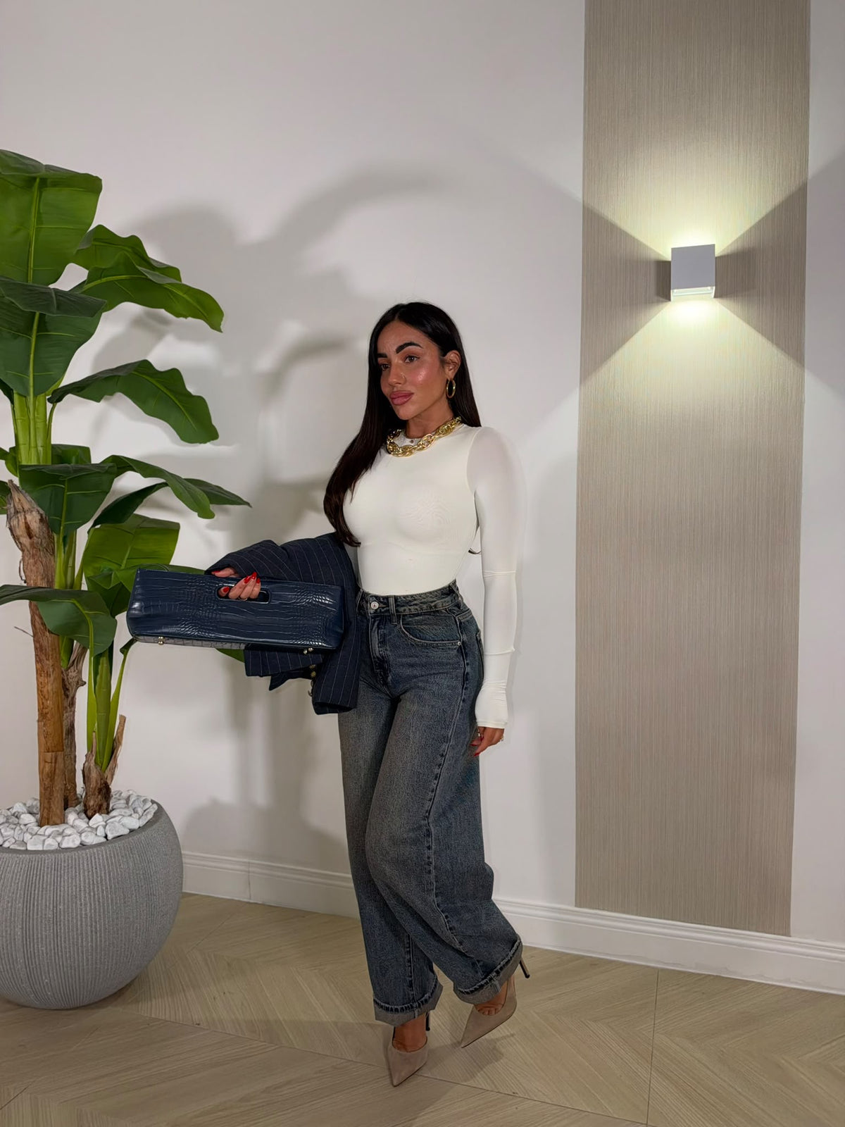 Jeans Shiny Brown