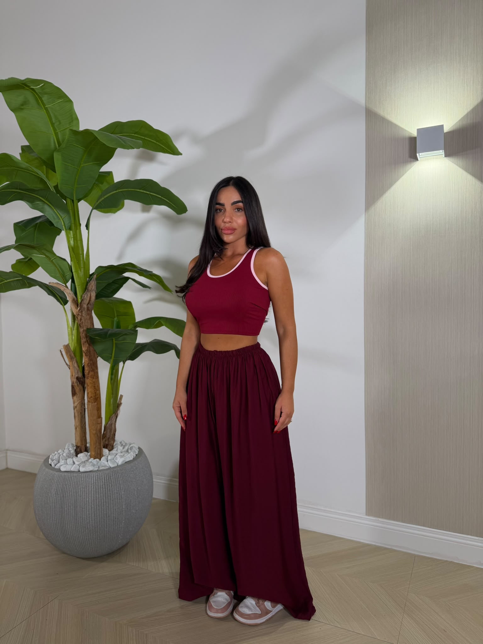 Pantalone Hally Bordeaux