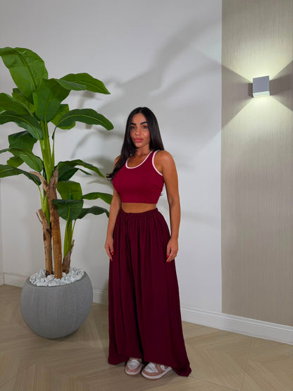 Pantalone Hally Bordeaux