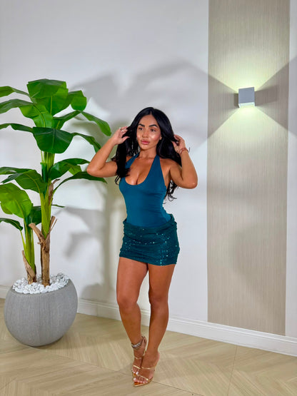 Dress Karol Petrolio