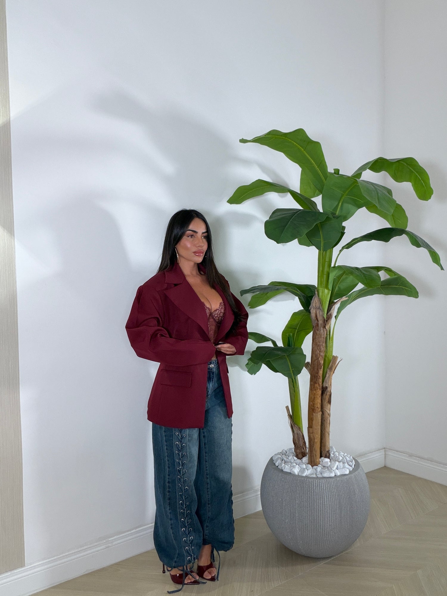 Blazer Bordeaux Magia