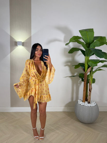 Dress Yellow Flora