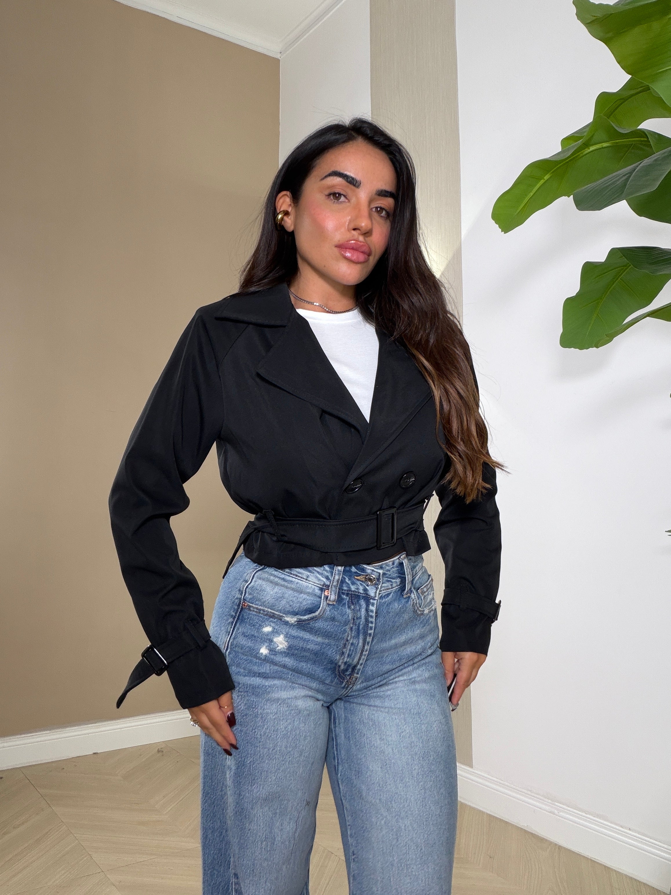 Giubbino Trench Crop