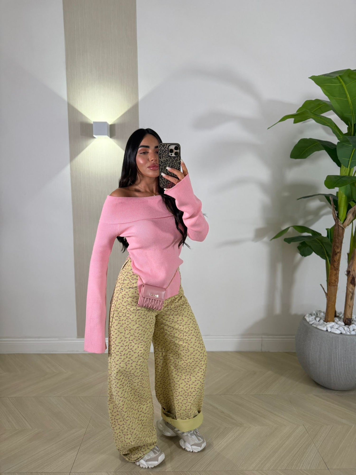 Jeans Fiorellini Giallo