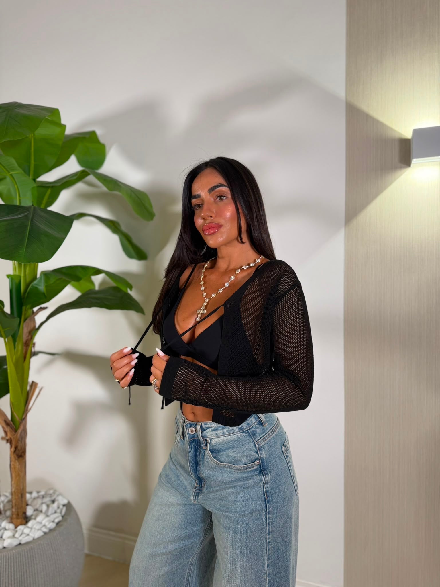 Cardigan Anita Nero