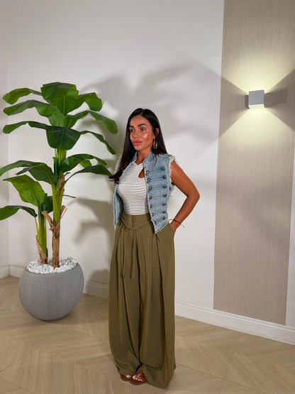 Pantalone Djamila Verde