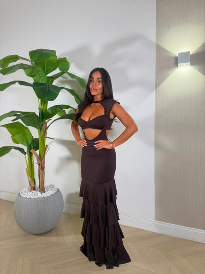 Dress Alena Marrone