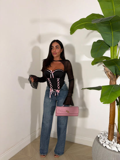 Borsa Rosa Bottega