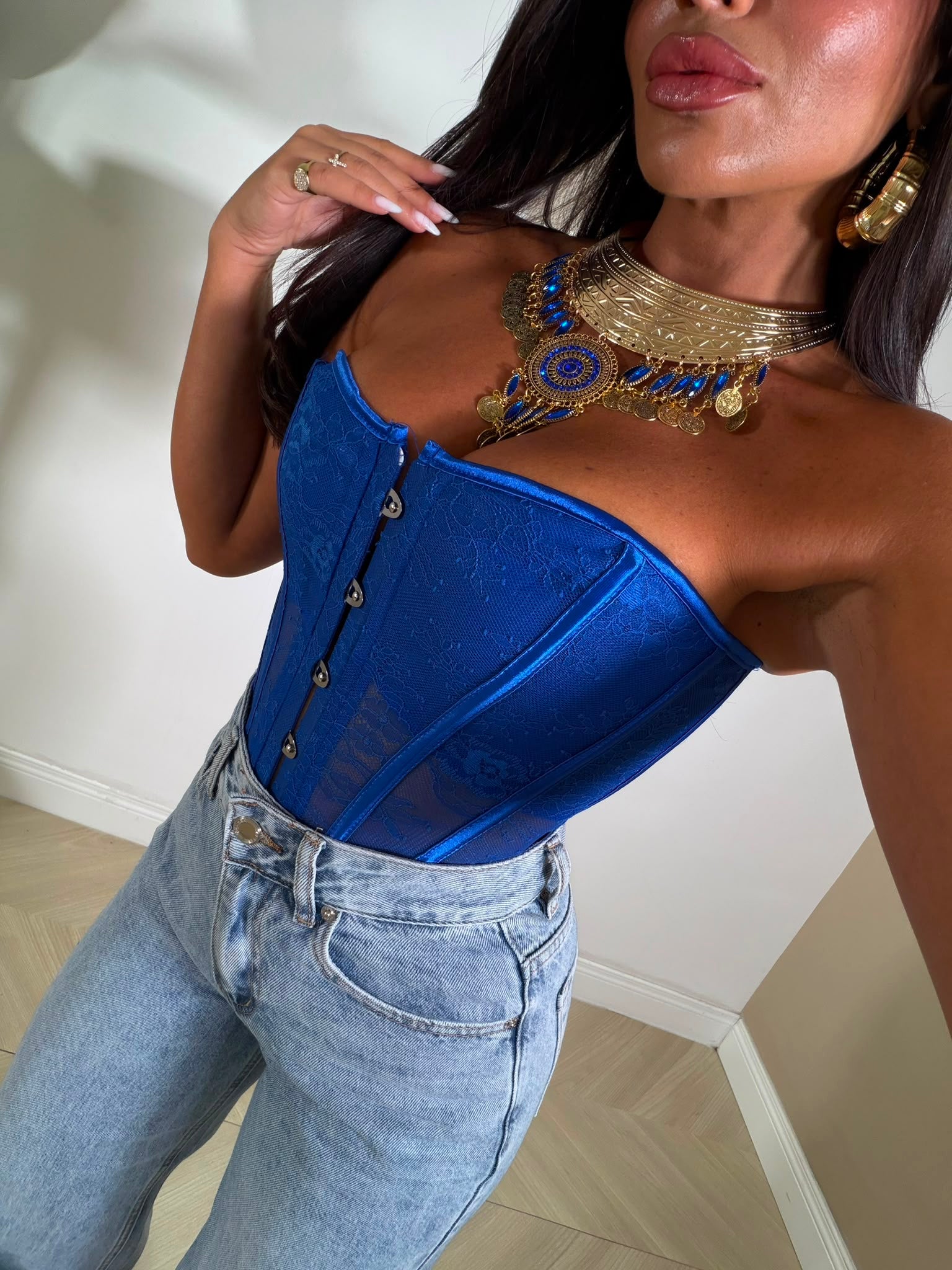 Corpetto Candy Blu