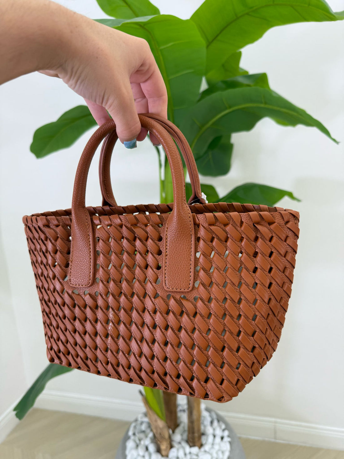 Borsa Cestino traforata