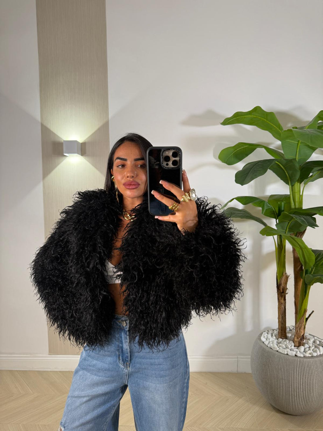 Pelliccia Lapponia Nero