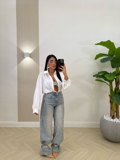 Jeans polvere di stelle chiaro