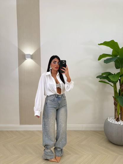 Jeans polvere di stelle chiaro
