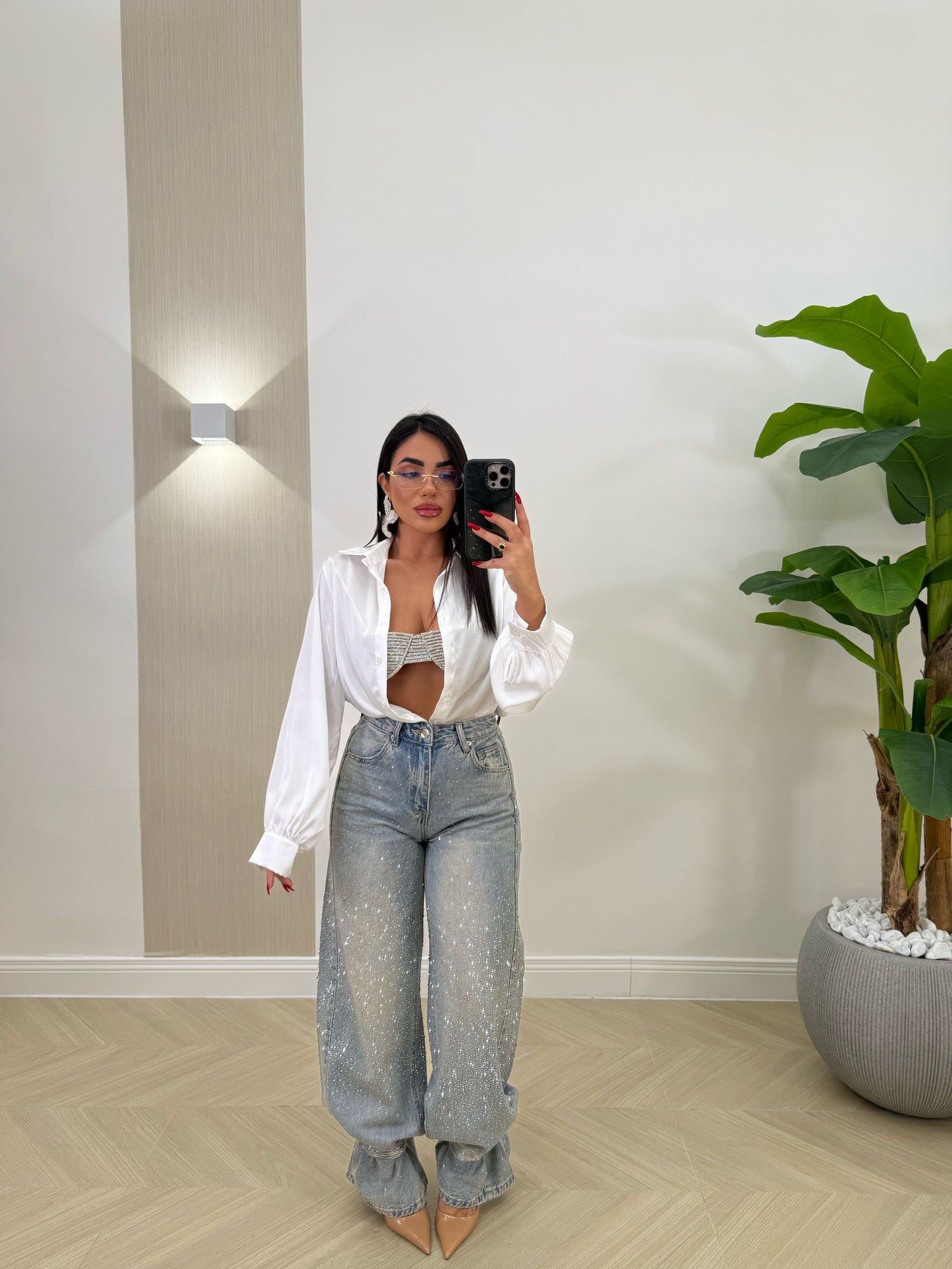 Jeans polvere di stelle chiaro